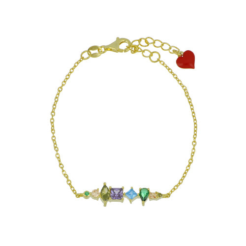 Bracciale in argento CUORI MILANO