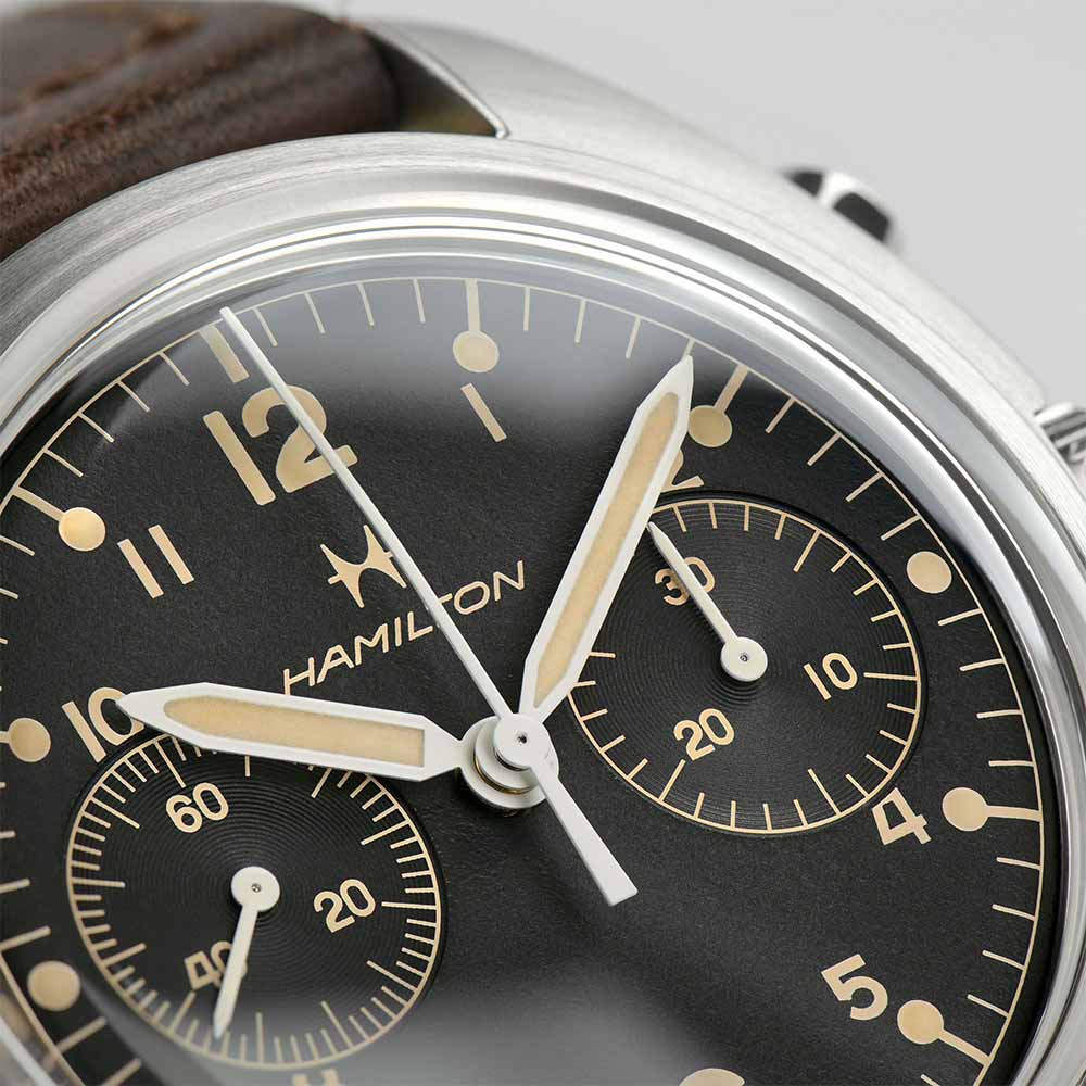Hamilton - KHAKI AVIATION PILOT PIONEER MECHANICAL CHRONO