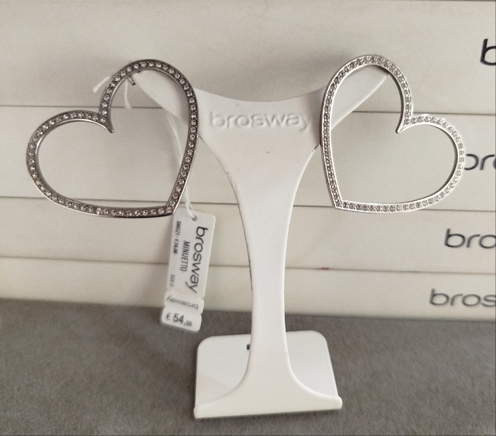 Orecchini Brosway donna a cuore