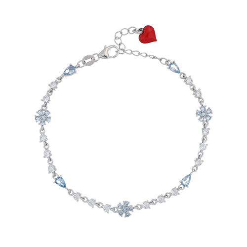 Bracciale in argento CUORI MILANO