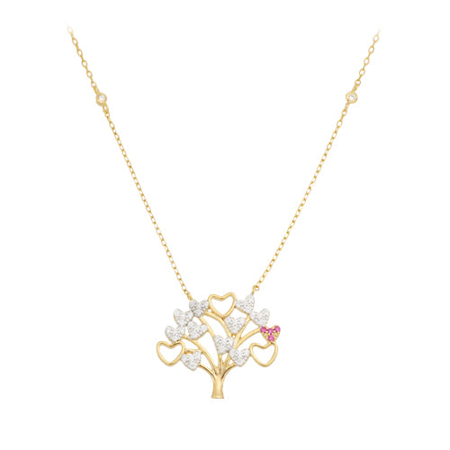 Collana in argento CUORI MILANO