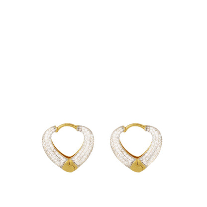 Orecchini in argento CUORI MILANO