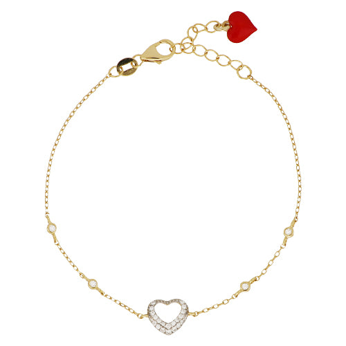 Bracciale in argento CUORI MILANO