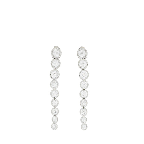 Orecchini argento CUORI MILANO