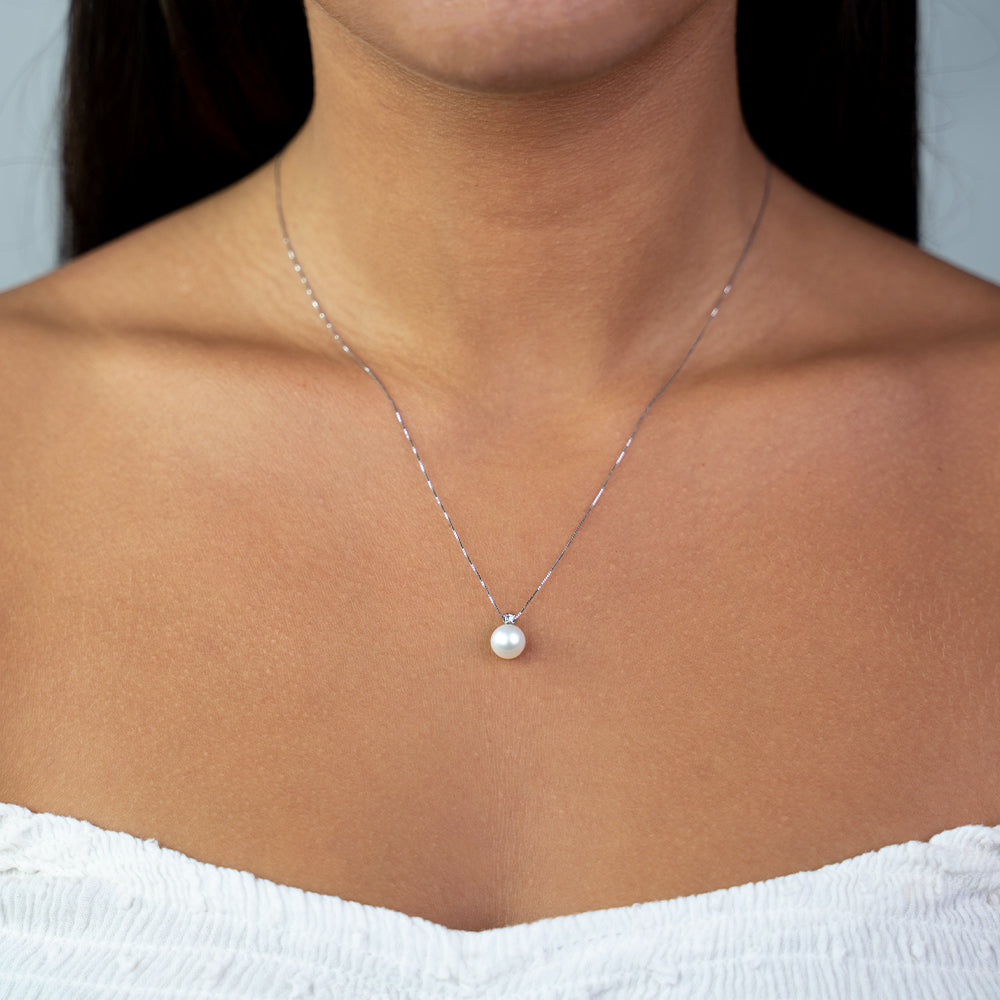 Elli Collana da Donna in Argento 925 con Zirconia Cubica Bianco Elli Collana da Donna in Argento 925 con Zirconia Cubica Bianco