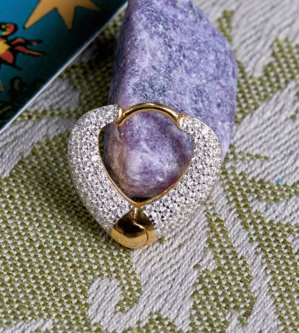 Orecchini in argento CUORI MILANO