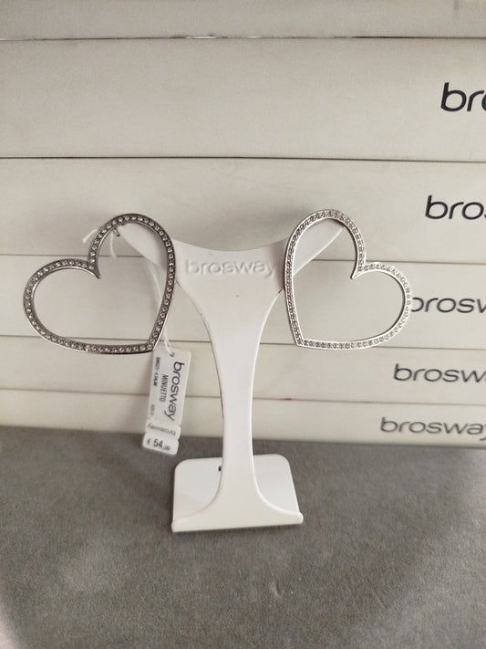 Orecchini Brosway donna a cuore