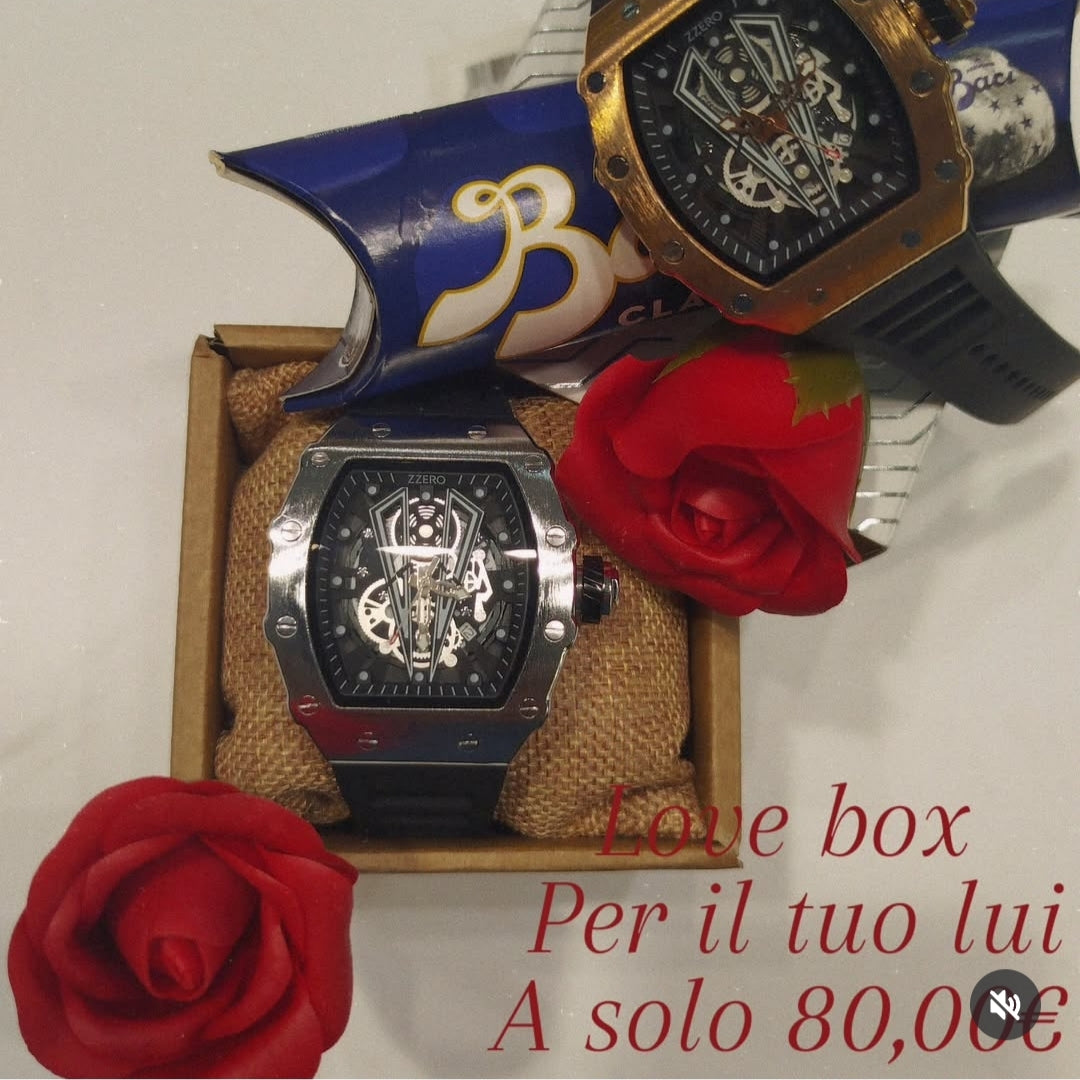 Zzero orologio quarzo e love box